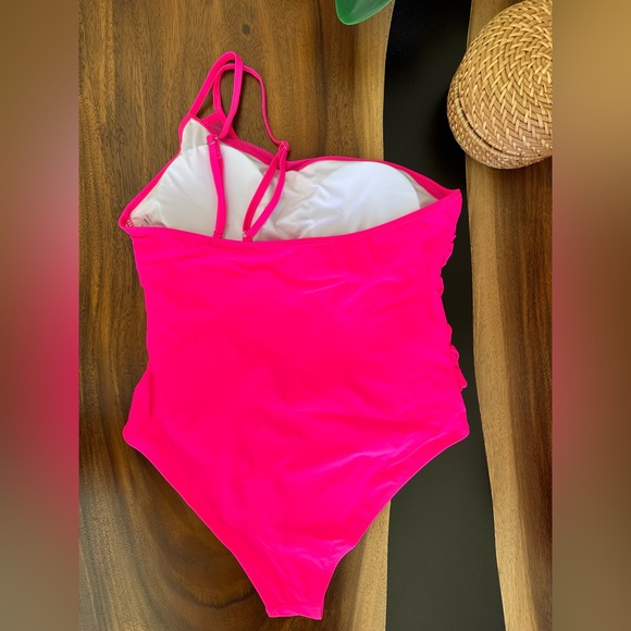 SALE One Piece Swimsuit Barbie Pink NWT Size XL - Picture 5 of 5